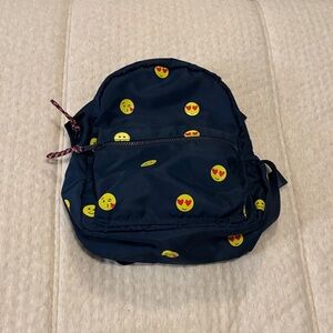 Crewcuts Navy Emoji Toddler Backpack